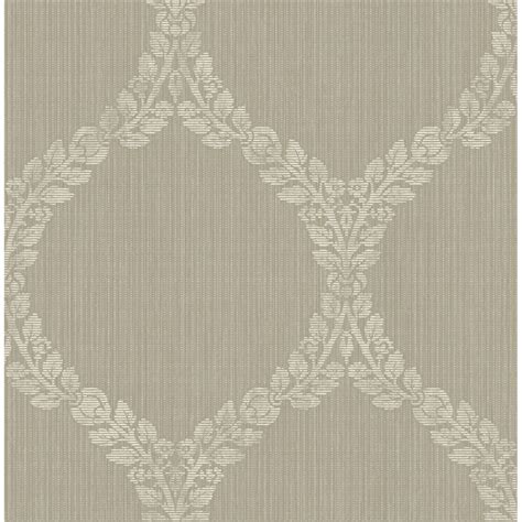 Rm80906 Casa Mia Wallpaper Rm80906 Medallion Wallpaper In Beige