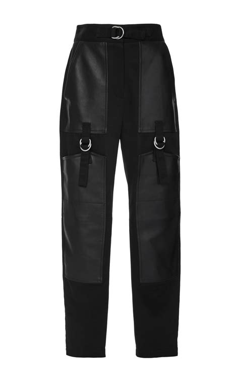 Lyst Alexander Wang High Waisted Cargo Pant In Black