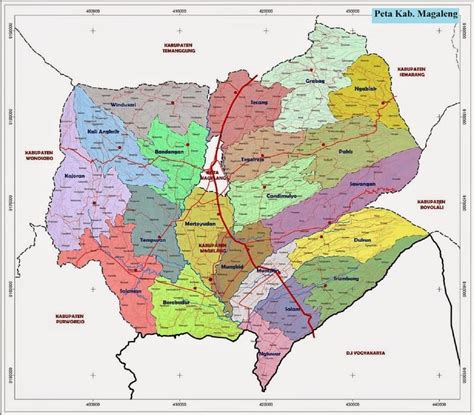 Peta Administrasi Kabupaten Sragen Provinsi Jawa Tengah Neededthing