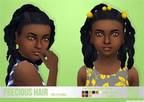 Precious Ponytails Hair At Onyx Sims Sims 4 Updates