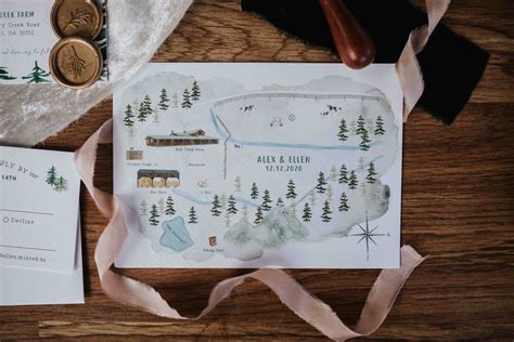 Personalize Your Wedding With A Custom Map Design — Wildflower Estudio