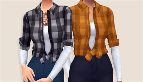 Sims 4 Plaid Shirt Cc The Ultimate List Guys Girls All Sims Cc