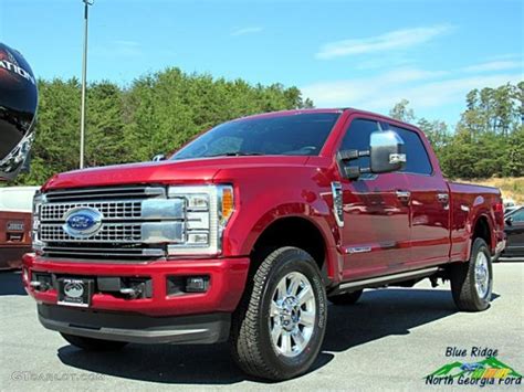 2017 Ruby Red Ford F250 Super Duty King Ranch Crew Cab 4x4 123080041