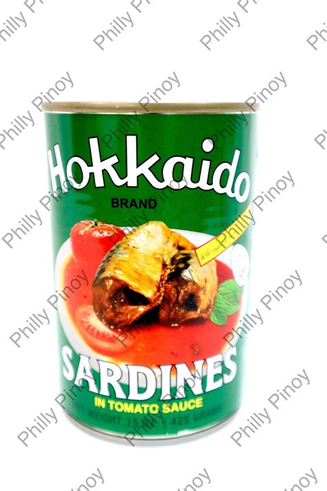 Hokkaido Sardines In Tomato Sauce Big 15oz425g Philly Pinoy