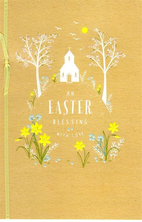 An Easter Blessing Pretty Religious Greeting Card Cards
