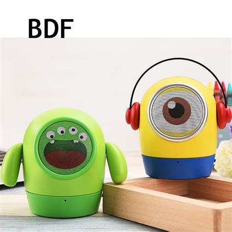 Bdf Mini Children Minions Bluetooth Speaker Wireless Stereo Toy Speaker