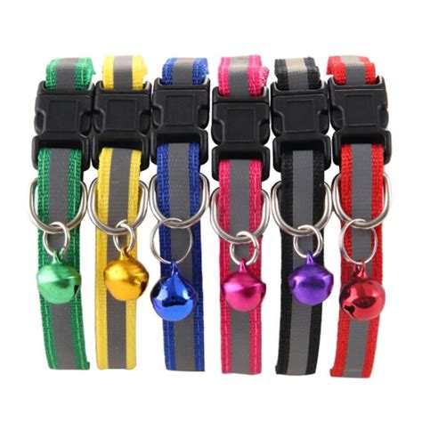 Send us pictures of your kitty celebrating! TXIN 6 Pack Reflective Cat Collars with Bell Adjustable ...