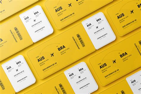 Download Round Corner Event Ticket Mockup on Behance