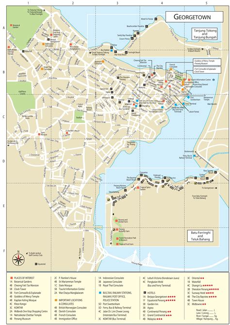 Georgetown Tourist Map
