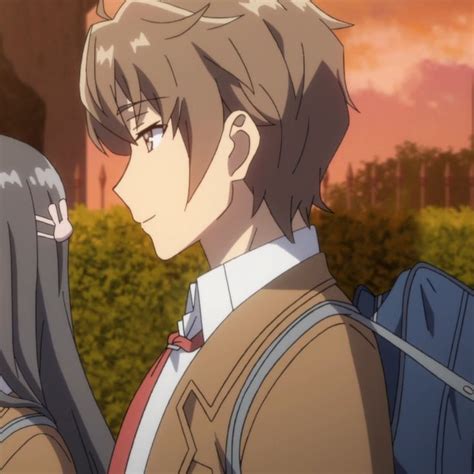 matching bunny girl senpai pfp (1/2) in 2021 | Bunny girl, Anime