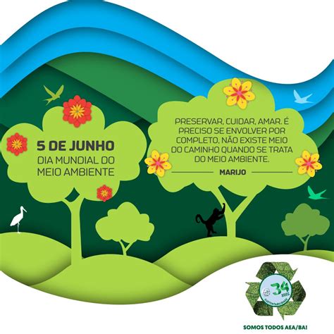 Dia Mundial do Meio Ambiente AEABA Associação dos Economiários