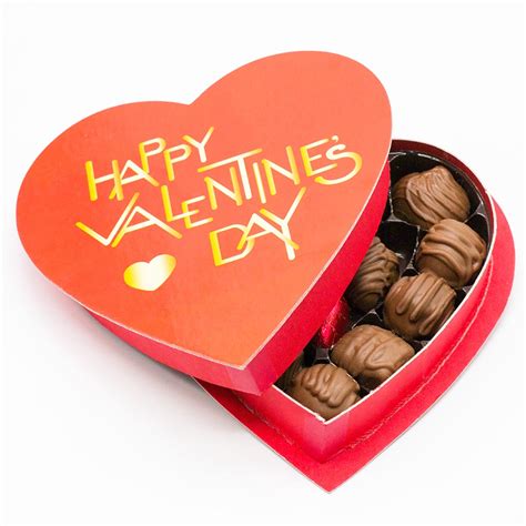 Valentine S 8oz Milk Chocolate Variety Heart Box Wilson Candy
