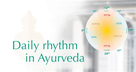 Eating In Harmony With The Daily Rhythms According To Ayurveda
