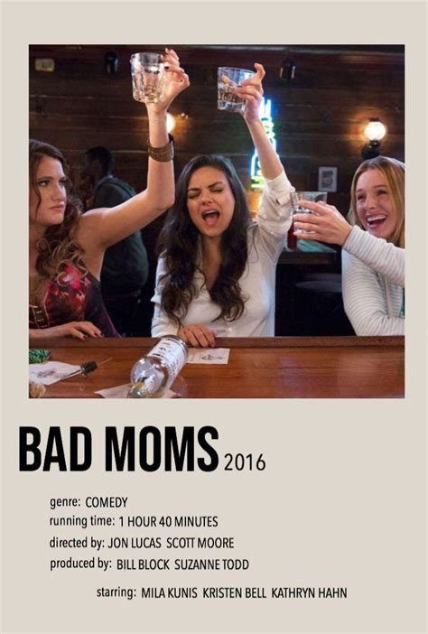 Alternative Movie Poster For Bad Moms
