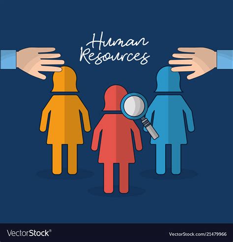 Human Resources Related Royalty Free Vector Image