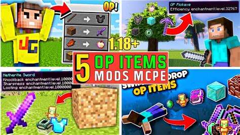 Top 5 Op Loot Mod For Minecraft Pocket Edition 118 Top 5 Best