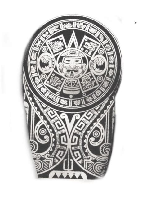 Arm Tattoos Aztec Aztec Warrior Tattoo Half Sleeve Tribal Tattoos