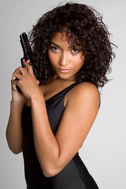Black Woman Gun Stock Photos Pictures And Royalty Free Images Istock