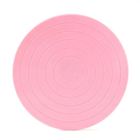 55 Inch Plastic Cake Turntable Rotating Round Cake Decorating Stand