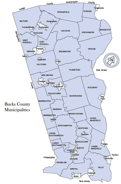 Bucks County Zip Code Map Map