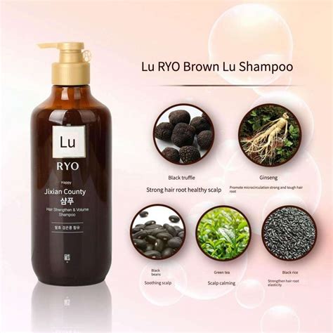 Ryo Hair Strengthen And Volume Shampoo 550ml X 2pack Woolworths