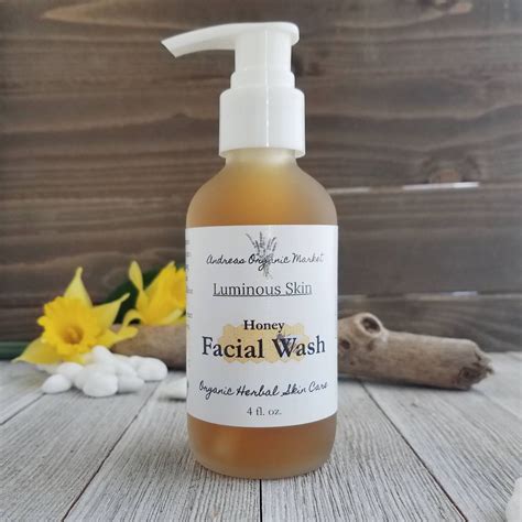 Organic Honey Face Wash Natural Facial Cleanser Organic