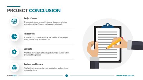 Conclusion For Project Template 6 Project Ppts Powerslides