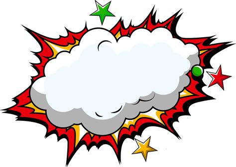 Comic Cloud Background Vector Royalty Free Stock Image Storyblocks
