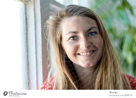 Portrait Of Happy Young Woman Smiling A Royalty Free Stock Photo From