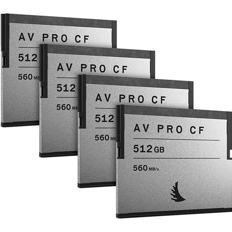 Angelbird 512GB AV Pro CF CFast 2.0 Memory Card AVP512CFX4 B&H