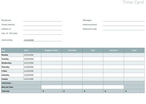 58 How To Create Monthly Time Card Template Excel Formating By Monthly