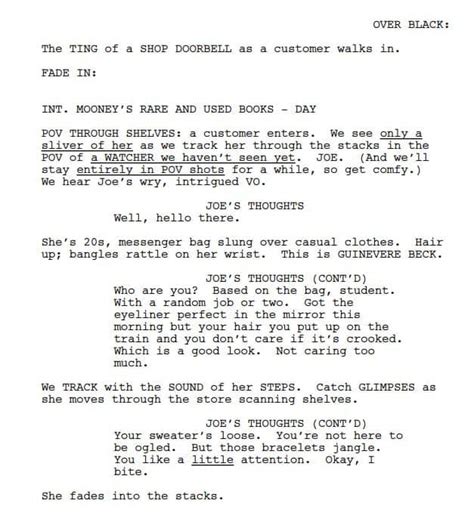 How To Write And Format Interior Monologue In A Script Freshmen