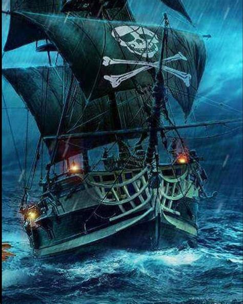 Piratesjolly Roger And High Seas Adventure Pirates Of Ships And Sea