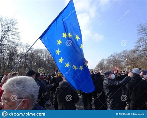 Peace March In Berlin 2702 Editorial Stock Photo Image Of Ucraine