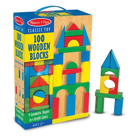 Wooden Building Blocks 100 The Learning Lab