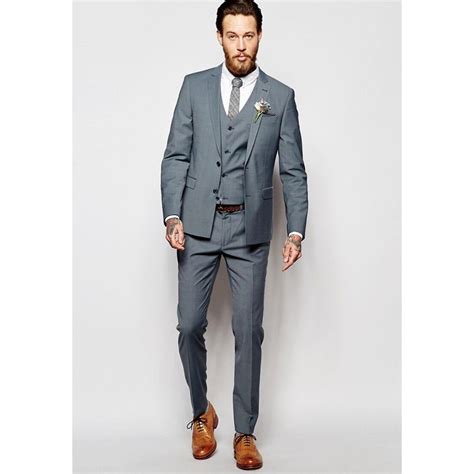 Some brands offer shorter sizes (e.g., 38s), but that doesn't mean they're making suits for short men. Custom Made Grey Men Suit Formal Skinny Simple Wedding ...