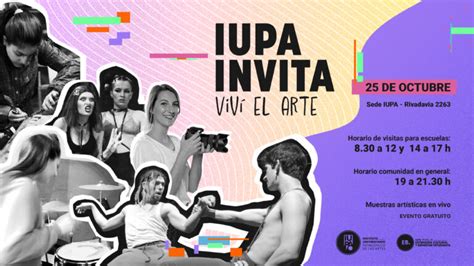 instituto universitario patagonico de las artes iupa invita vive el arte desde este octubre