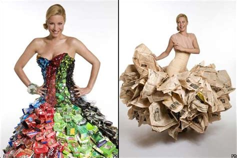 Vestidos Con Material Reciclable Faciles De Hacer Imagui