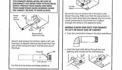 Ge Electric Dryer Manual