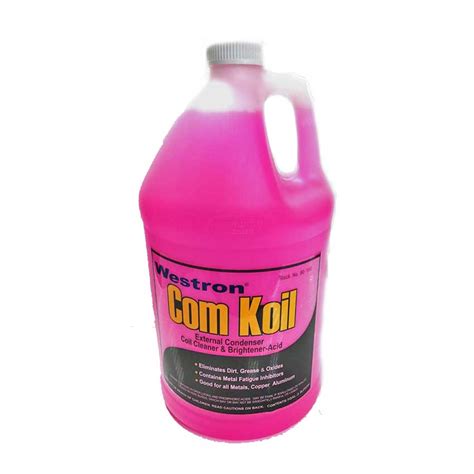 By doing this, you are already trying to access the evaporator assembly. WESTRON Com Koil - Coil Cleaner Brightener Acid