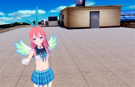 japanese vr game lets you live the wonderful fantasy of getting poked in the chest by a cute