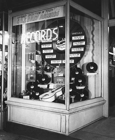 Record Store In Baltimore Maryland With A Specialty Records Display
