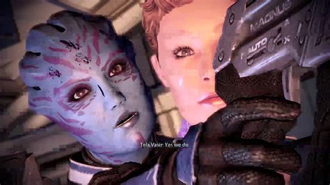 mass effect 2 lair of the shadow broker playthrough part 2 liara gets jealous youtube