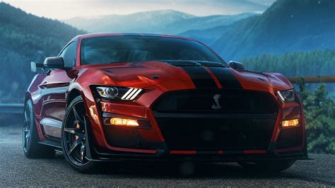 Wallpaper Ford Mustang Gt Muscle Car 4k 2048x1152 Download Hd
