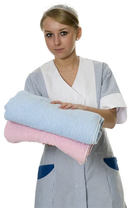 Asian Woman Maid Stock Image Image Of Housekeeping Cleaner 7593293