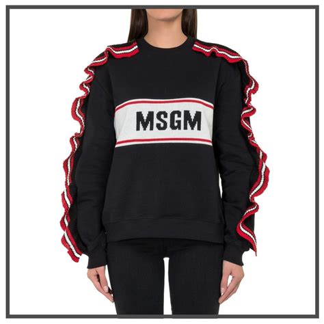 MSGM Hoodies & Sweatshirts Hoodies & Sweatshirts | Sweatshirts hoodie, Sweatshirts, Hoodies