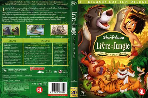 Jaquette Dvd De Le Livre De La Jungle V3 Cinéma Passion