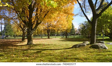 Beautiful Sunny Fall Day Stock Photo Edit Now 740403577