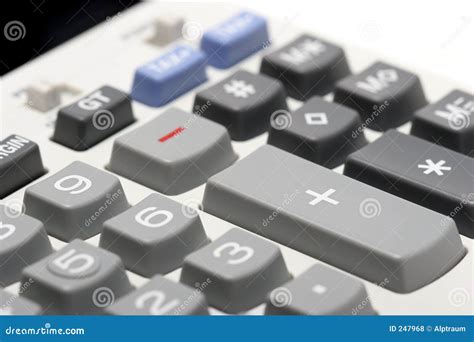 Plus Adding Key Of The Keyboard Of A Scientific Calculator Royalty Free