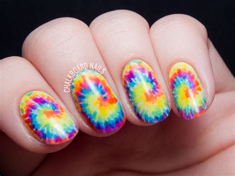 Tie Dye Your Tips With This Nail Art Tutorial And Sneak Peek From Pretty Hands And Sweet Feet